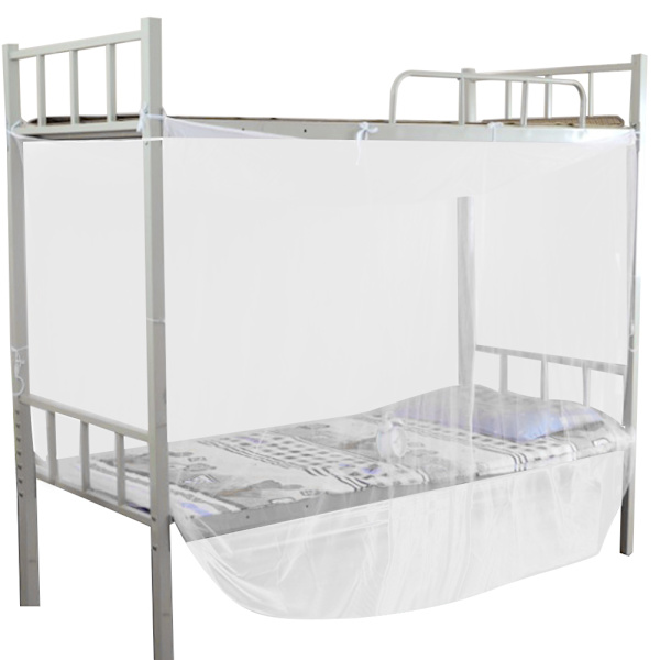 4 hjørne stolpe seng baldakin myggenet Twin Full Queen Size net hvid (150x195x170cm)