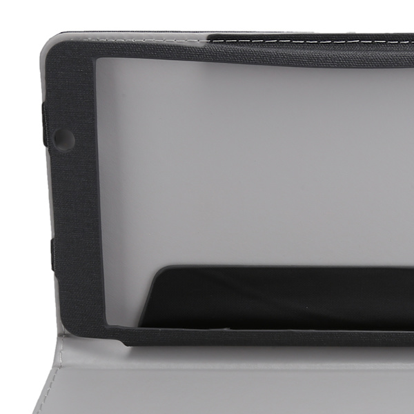 Tablet PU -kotelo, putoamisenesto, liukumaton telinekansi, tietokoneen tarvikkeet Alldocube iplay 8T:lle (musta)