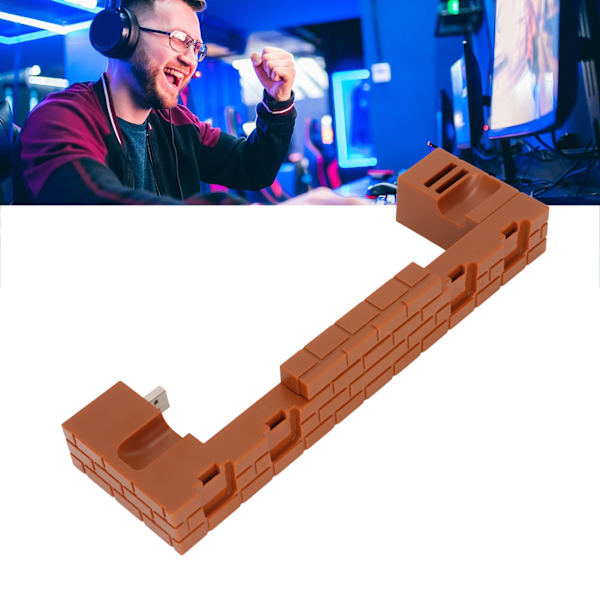 Pelikonsolin Latausasema 4 Paikkaa Latausjalusta 8 Korttipaikkaa JoyCon-kahvalle Ruskea