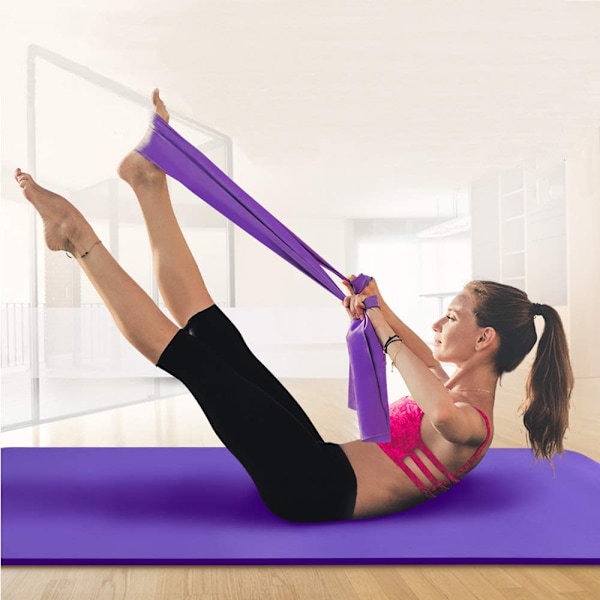 Latex Balett Stretchband, Total Flexibilitet Dans Träning Fysioterapi Verktyg För Hemmagym, Kompakt Enkel Användning Naturligt Latex Gummi Multi-Grepp