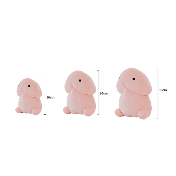 Plysch med kudde docka spoof kreativ docka kärlek-köttfärg med
