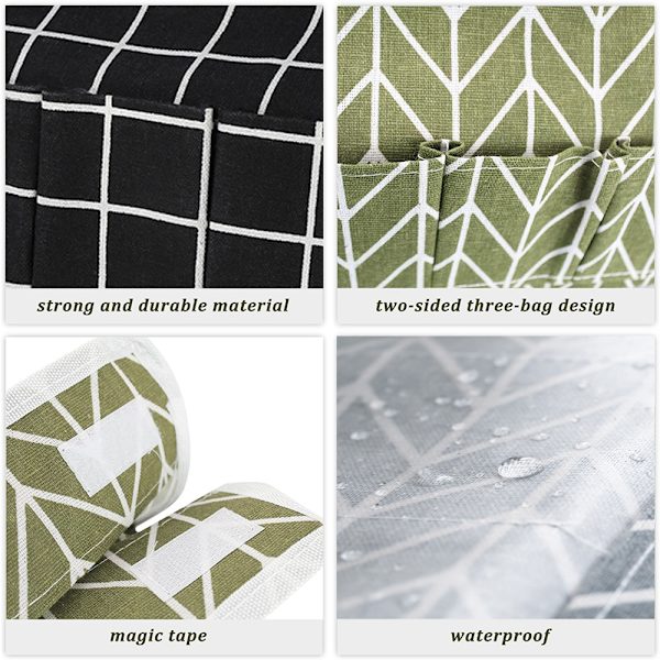 Moderne Tissue Opbevaringsboks Stof Tissue Boksholder Polyester Tissue Boks Cover