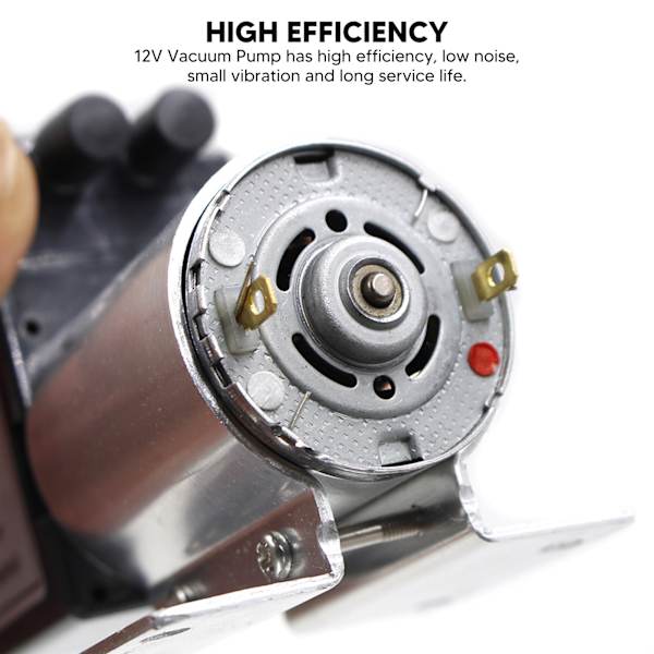 12V tyhjiöpumppu negatiivinen paine imupumppu Mini pieni öljytön tyhjiöpumppu 65‑120kpa 5L/min pidikkeellä