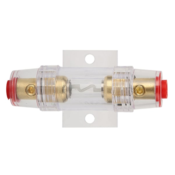Bilstereo enkelt in-line AGU-sikringholder 60A høy temperaturbestandig for 4AWG 8AWG-ledning