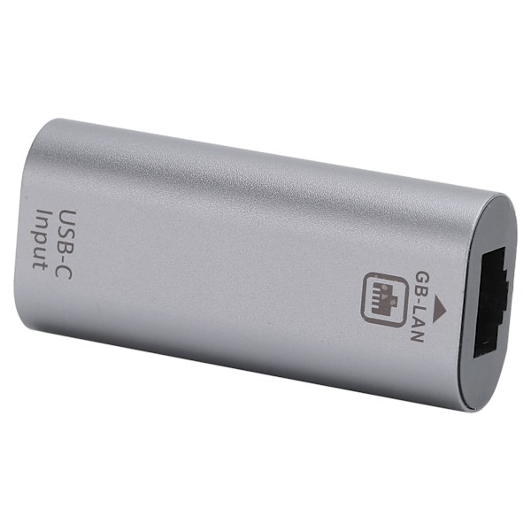Alumiiniseos TypeC naar Gigabit RJ45 -verkkoportadapteri Windows Android OS X:lle
