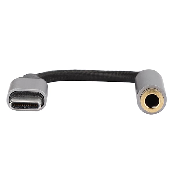 Kannettava 12 cm:n Type C - 3,5 mm punottu johtosovitin kaapeli matkapuhelimille Kuulokkeet