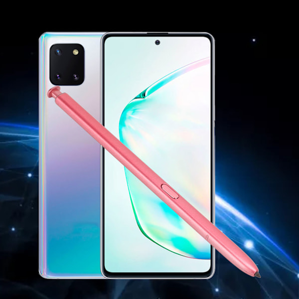 Styluspennor Universal High Sensitivity Touch Screen Pen med utbytestoppar för Galaxy Note 10 Note 10 Plus Rosa