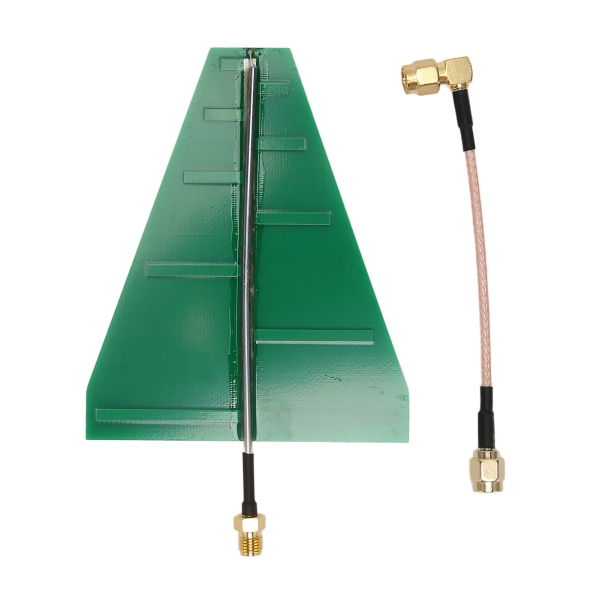 UWB Ultra Wideband Log Periodic Antenna 1.35GHz‑9.5GHz 15W 5‑6dB Transmitting Antenna with Adapter Cable