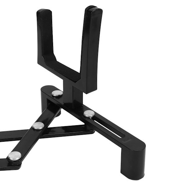 Violin Foldbart Beslag Letvægts Lagerbeskyttelse Slidstærk Violin Stativ Display Holder Sort