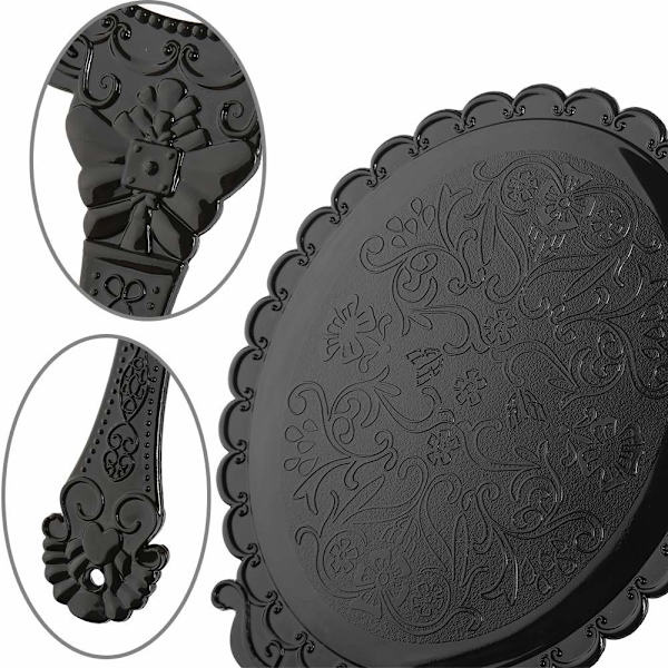 Håndspeil Vintage Håndholdt Speil med Håndtak Vanity Sminke Speil Reisespeil (Oval)