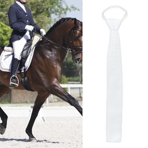 Vit bomull ridsportslips slips unisex man kvinna hästsport tillbehör