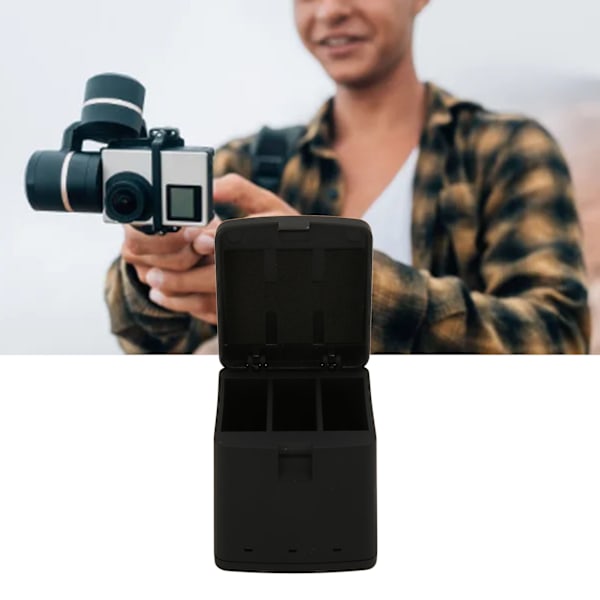 USB Kamera Batterilader Effektiv Trippel Batteriladerstasjon for 11 10 9 Sportskamera Batteri