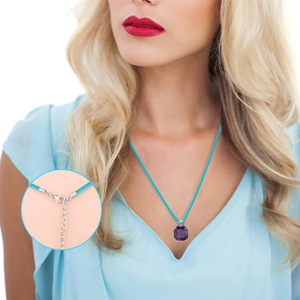 Assorterade Färger Vaxad Halsband Armband Snöre För Smyckestillverkning, Premium Material Läder Halsband Snöre Med Justerbar Längd Och Karbinhake