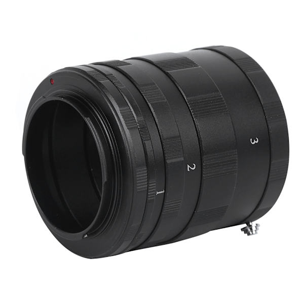 Aluminiumlegering Sort SLR Kamera Makroobjektiv Ring Nærbilledoptagelse Forlængeradapter til Nikon AI-Mount Kameraer