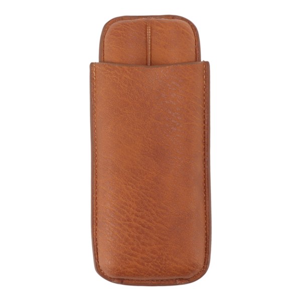 Resevänligt Cigarset, Slitstarka Cigarrtillbehör i Läder, Portabel Cigarrhumidor för Kännaren