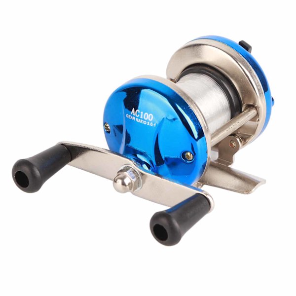 Bärbar Baitcast Fiskerulle, Metallkropp För Alla Fiskeäventyr i Sötvatten och Saltvatten