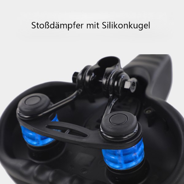 Cykelstol med Memory Foam, 90 Dagars Pengarna-Tillbaka-Garanti, Bekväm Cykelsadel med Förtjockad Ryggdyna, Andningsbar & Vattentät Design, För Män och Kvinnor