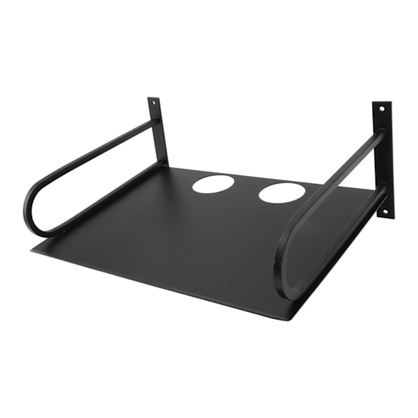 Väggmonterad projektorhylla i aluminium, flytande projektorhyllor för router, TV-box, DVD-spelare, kabelbox