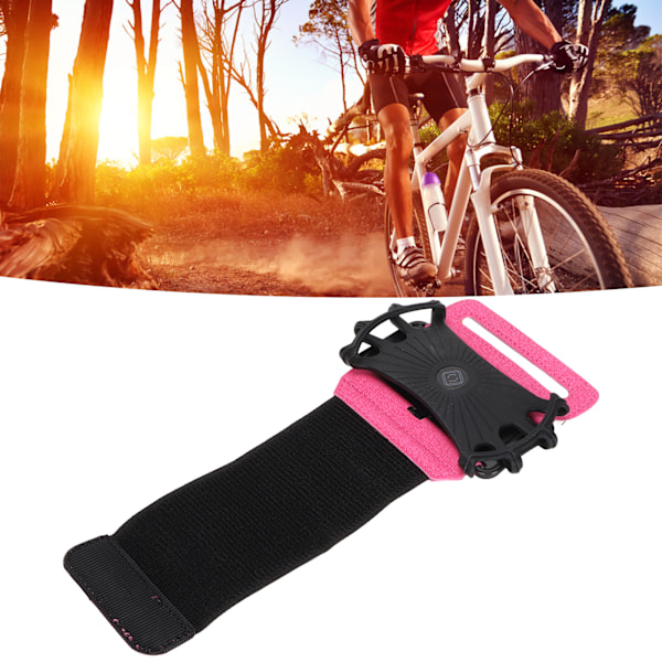 Telefon armbåndsholder 360 graders roterbar armbånd telefonetui til IPhone 13 Pro Max til løbesport Pink S