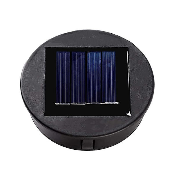 DIY solcellslampor ersättning topp med LED-lampor solpanel lykta lock lampor ersättning topp ljus för utomhus hängande lyktor