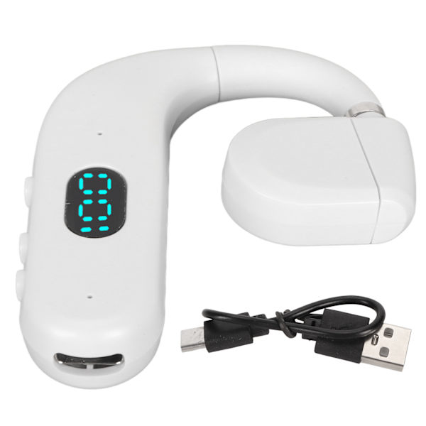 Bluetooth-headset BT 5.3 Støydemping HD-samtaler Lang batterilevetid Enkelt ørepropp for forretningsspill