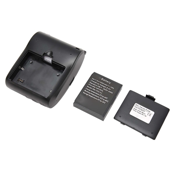 58mm Termisk Skrivare BT4.0 90mm/s 100km TPH 203DPI USB-gränssnitt Fraktetikettskrivare för Kontorslogistik 100‑240V