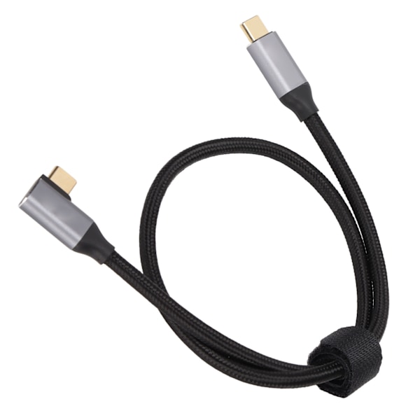 100W 4K rätvinklig 5A typ C PD-kabel för Xiaomi-telefon 90 graders 3.1 typ C-förlängningssladd