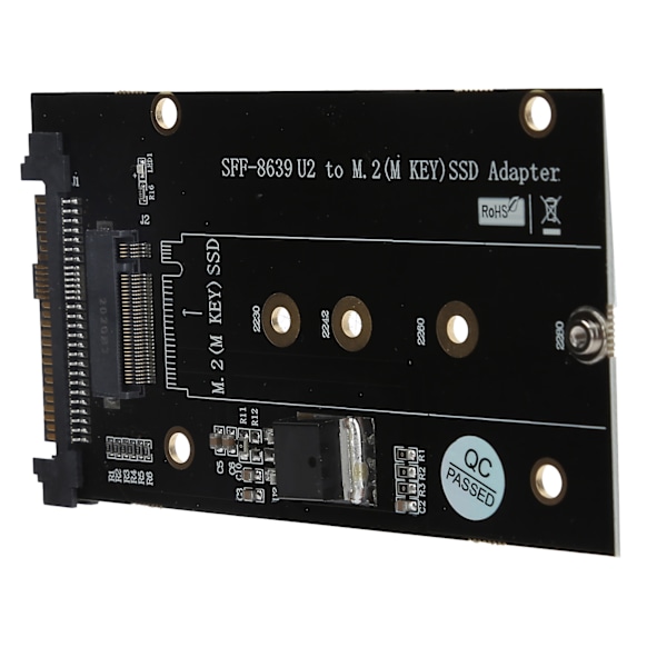 NGFF M.2 Key M SSD - SFF-8639 -sovitin, PCB-emolevy, vaihtoehto Ultrabook Mini SATA -laitteelle