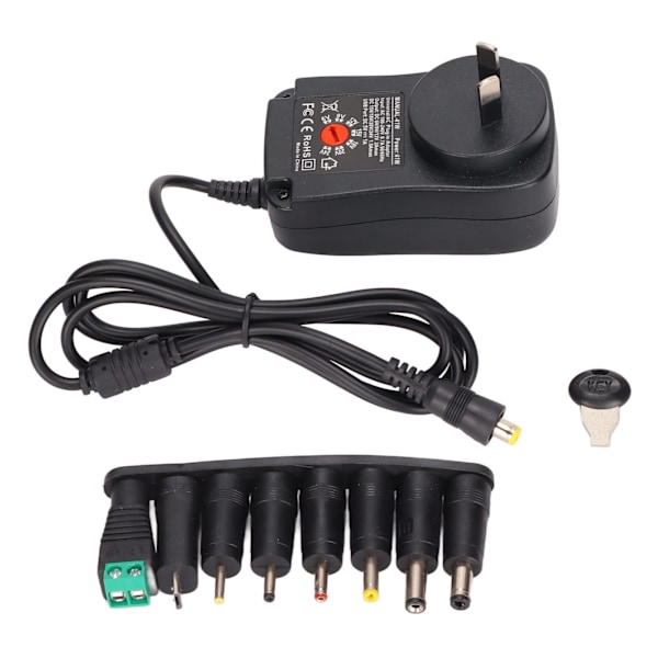 Strömförsörjningsadapter 41W Spänningsreglering Multifunktion USB-gränssnitt Strömadapter 100‑240VAU-kontakt
