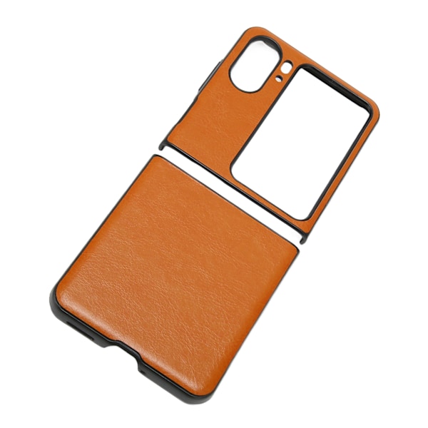 Foldbar skærm telefonetui Trendy behageligt telefonbeskyttende cover til Oppo Find N2 Flip Brun