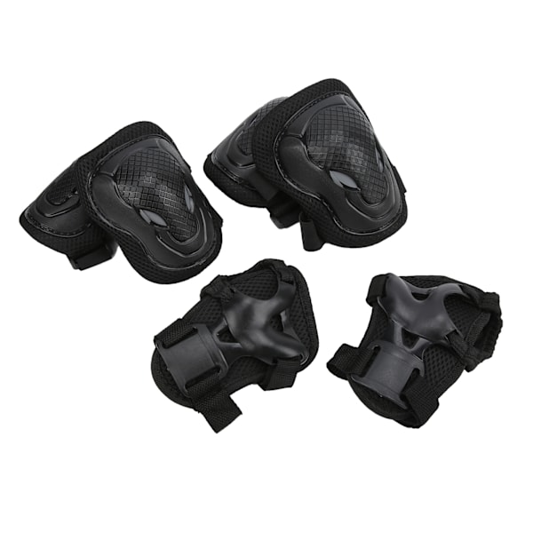 Rullskridsko skyddsutrustning set justerbara knä armbågsskydd handledsskydd bekväma för vuxna