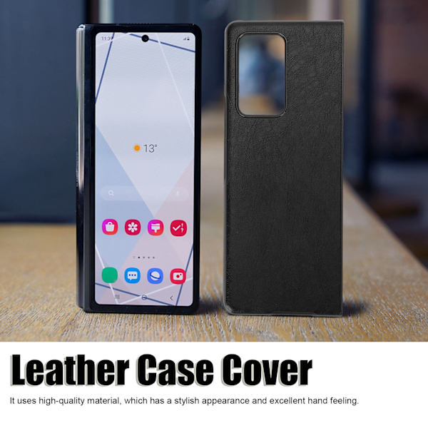 Läderfodral för Samsung Galaxy Z Fold 2 Stöttåligt telefonskydd
