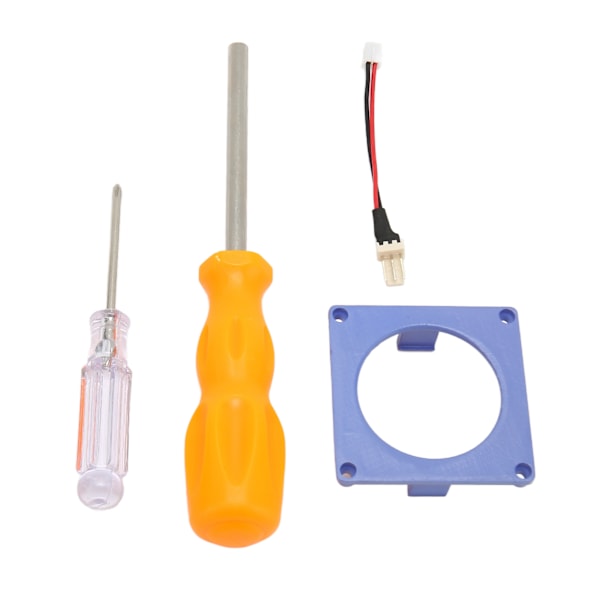 Fläkt 3D Print Mount Kit Mini Kyllfläkt 3D Printad Ram Mount Kit Reservdelar för NGC Gamecube Lila