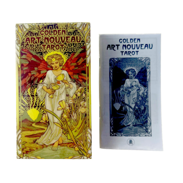 Golden Art Nouveau Tarot Tarot Divination Card