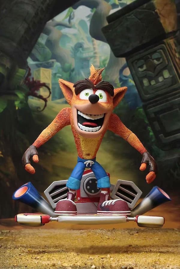 kraschar Wolf Flying Edition 7-tums rörlig modellfigur