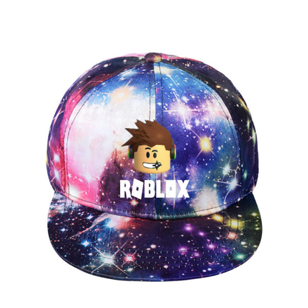 roblox hatt - stjärna hatt platt skärm hatt - starry sky blue