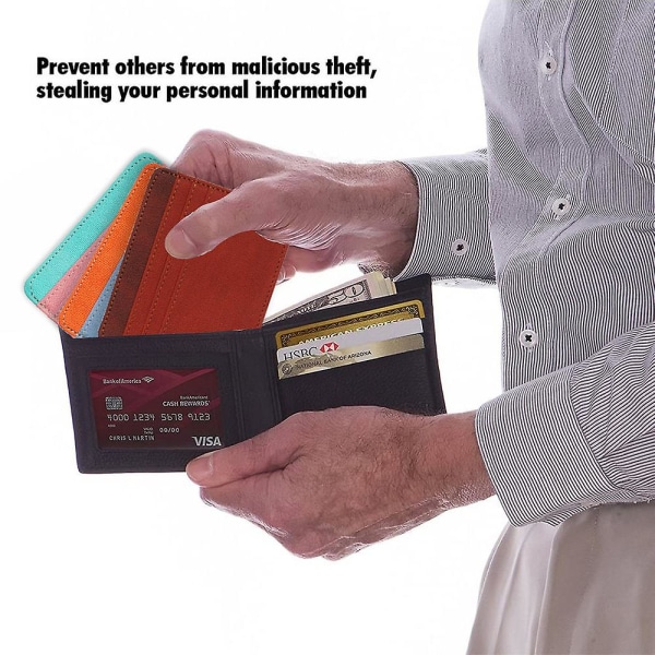 Minimalistisk Front Pocket Wallet Slim Wallet Korthållare null none