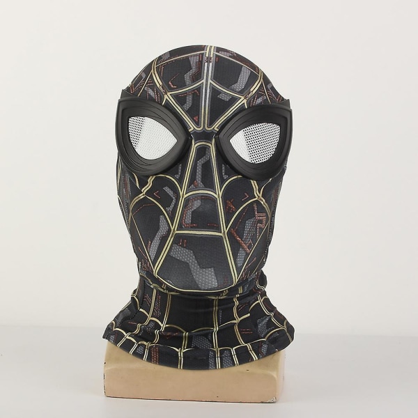 Spiderman 3 hero svart och guld mask huvudbonader