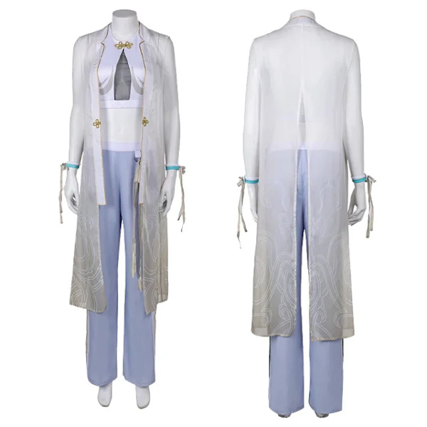 Chun Li Cosplay Kostym Spel Fighter AKI Klänning Jamie Jumpsuit Baddräkt Rock Kvinnlig Baddräkt SF Kvinnor Outfit Halloween Fest Sui XL Costume J