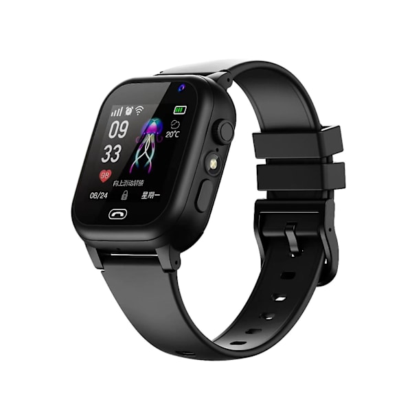 S30 Smart Watch For Kids Girls Boys - Smart Watch For Children, Utrustad med musikspelare, väckarklocka, kamera, väderkalender, jul Black