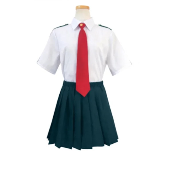 Anime My Hero Academia Midoriya Izuku Cosplay Kostym Todoroki Shoto Skoluniform Set Peruk Dräkt Unisex Halloween Rollspel S Shirt Pants Tie