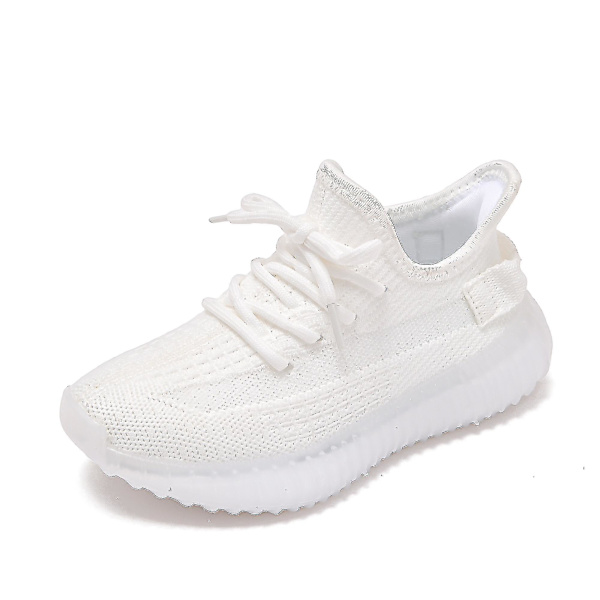 Kids Sneakers Andas löparskor Mode Sportskor Yj1006 White 37