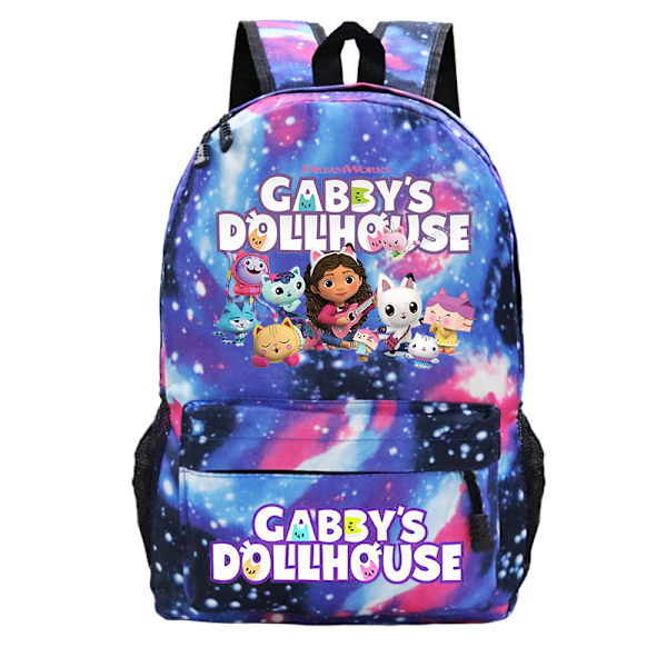Gaby dockhus tryckt ryggsäck Starry Blue