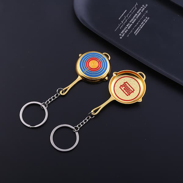 PlayerUnknown's Battlegrounds Nyckelring Guld Bullseye Pot