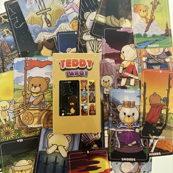 Teddy Oracle Tarot Card Spådomskort