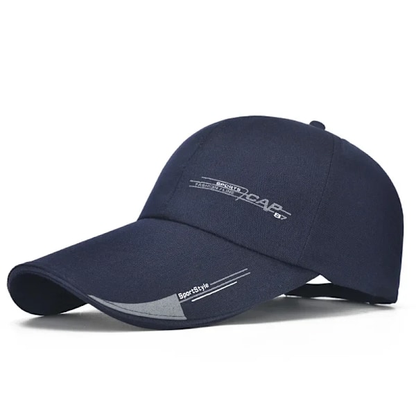 2022 Cap Herr För Fisk Utomhus Modelinje Baseball Lång Visir Brätte Shade Snapback Solhatt Bone Gorras White Adjustable