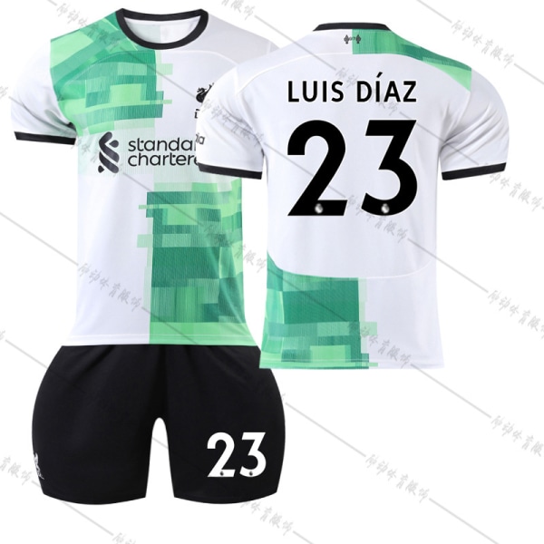 23 Liverpool bortafotbollströja NR 23 Luis Diaz tröja #26