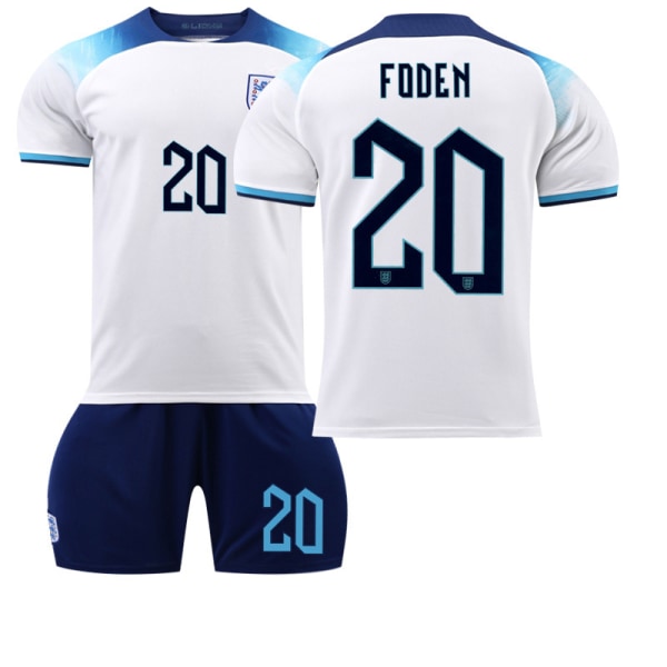 22 England tröja no. 20 Foden tröja #XS