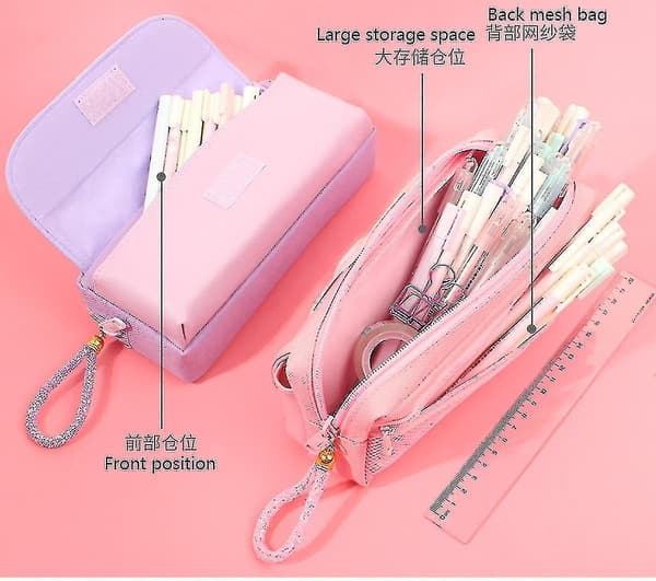Shxx case koreansk canvas brevpapper Quicksand Söt brevpapper box Creative Penc null none