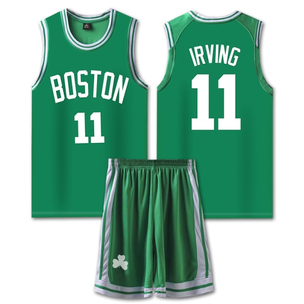 NBA Basket Uniform BIM Green Suit-11 Irving Children XL/28 yards (150-155cm)